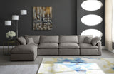 Plush Velvet Modular Sectional Sofa - Cloud-Like Comfort with Overstuffed Cushions & Custom Style