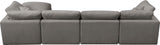 Plush Velvet Modular Sectional Sofa - Cloud-Like Comfort with Overstuffed Cushions & Custom Style