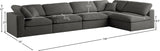 Plush Velvet Modular Sectional Sofa - Cloud-Like Comfort with Overstuffed Cushions & Custom Style