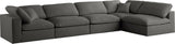 Plush Velvet Modular Sectional Sofa - Cloud-Like Comfort with Overstuffed Cushions & Custom Style