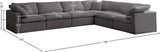 Plush Velvet Modular Sectional Sofa - Cloud-Like Comfort with Overstuffed Cushions & Custom Style