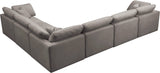 Plush Velvet Modular Sectional Sofa - Cloud-Like Comfort with Overstuffed Cushions & Custom Style