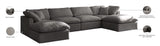 Plush Velvet Modular Sectional Sofa - Cloud-Like Comfort with Overstuffed Cushions & Custom Style
