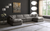Plush Velvet Modular Sectional Sofa - Cloud-Like Comfort with Overstuffed Cushions & Custom Style