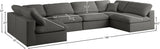 Plush Velvet Modular Sectional Sofa - Cloud-Like Comfort with Overstuffed Cushions & Custom Style