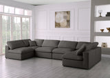 Plush Velvet Modular Sectional Sofa - Cloud-Like Comfort with Overstuffed Cushions & Custom Style