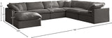 Plush Velvet Modular Sectional Sofa - Cloud-Like Comfort with Overstuffed Cushions & Custom Style