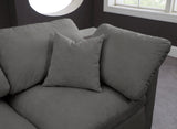 Plush Velvet Modular Sectional Sofa - Cloud-Like Comfort with Overstuffed Cushions & Custom Style