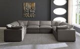 Plush Velvet Modular Sectional Sofa - Cloud-Like Comfort with Overstuffed Cushions & Custom Style