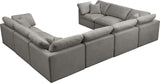 Plush Velvet Modular Sectional Sofa - Cloud-Like Comfort with Overstuffed Cushions & Custom Style