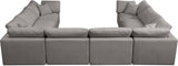 Plush Velvet Modular Sectional Sofa - Cloud-Like Comfort with Overstuffed Cushions & Custom Style