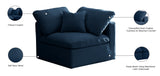 Plush Modular Corner Chair - Contemporary Design with Cloud-Like Comfort and Overstuffed Cushions