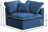 Plush Modular Corner Chair - Contemporary Design with Cloud-Like Comfort and Overstuffed Cushions