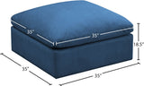 Plush Modular Ottoman: Experience Cloud-Like Comfort with Contemporary Design and Custom Configurations