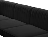 Alina Modular Corner Chair - Stylish Contemporary Design with Deep Channel Tufting for Comfort