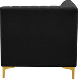Alina Modular Corner Chair - Stylish Contemporary Design with Deep Channel Tufting for Comfort