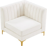 Alina Modular Corner Chair - Stylish Contemporary Design with Deep Channel Tufting for Comfort
