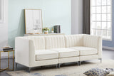 Alina Velvet Modular Sofa - Contemporary Design with Deep Channel Tufting for Ultimate Comfort