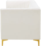 Alina Velvet Modular Sofa - Contemporary Design with Deep Channel Tufting for Ultimate Comfort