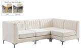 Alina Velvet Modular Sectional Sofa - Modern Deep Channel Tufting with Custom Configurations & Style