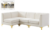 Alina Velvet Modular Sectional Sofa - Modern Deep Channel Tufting with Custom Configurations & Style
