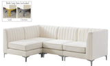 Alina Velvet Modular Sectional Sofa - Modern Deep Channel Tufting with Custom Configurations & Style