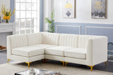 Alina Velvet Modular Sectional Sofa - Modern Deep Channel Tufting with Custom Configurations & Style