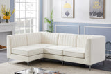 Alina Velvet Modular Sectional Sofa - Modern Deep Channel Tufting with Custom Configurations & Style