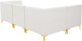 Alina Velvet Modular Sectional Sofa - Modern Deep Channel Tufting with Custom Configurations & Style