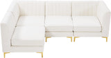 Alina Velvet Modular Sectional Sofa - Modern Deep Channel Tufting with Custom Configurations & Style