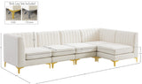 Alina Velvet Modular Sectional Sofa - Modern Deep Channel Tufting with Custom Configurations & Style