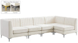 Alina Velvet Modular Sectional Sofa - Modern Deep Channel Tufting with Custom Configurations & Style