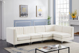 Alina Velvet Modular Sectional Sofa - Modern Deep Channel Tufting with Custom Configurations & Style
