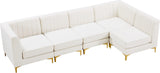 Alina Velvet Modular Sectional Sofa - Modern Deep Channel Tufting with Custom Configurations & Style