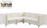 Alina Velvet Modular Sectional Sofa - Modern Deep Channel Tufting with Custom Configurations & Style