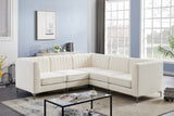 Alina Velvet Modular Sectional Sofa - Modern Deep Channel Tufting with Custom Configurations & Style