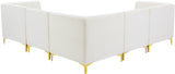 Alina Velvet Modular Sectional Sofa - Modern Deep Channel Tufting with Custom Configurations & Style