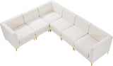 Alina Velvet Modular Sectional Sofa - Modern Deep Channel Tufting with Custom Configurations & Style