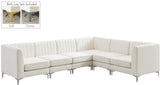 Alina Velvet Modular Sectional Sofa - Modern Deep Channel Tufting with Custom Configurations & Style