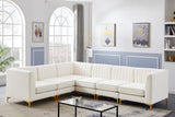 Alina Velvet Modular Sectional Sofa - Modern Deep Channel Tufting with Custom Configurations & Style