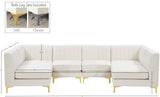 Alina Velvet Modular Sectional Sofa - Modern Deep Channel Tufting with Custom Configurations & Style