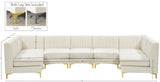 Alina Velvet Modular Sectional Sofa - Modern Deep Channel Tufting with Custom Configurations & Style