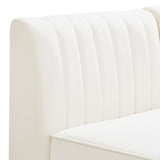 Alina Velvet Modular Sectional Sofa - Modern Deep Channel Tufting with Custom Configurations & Style
