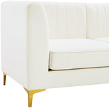 Alina Velvet Modular Sectional Sofa - Modern Deep Channel Tufting with Custom Configurations & Style