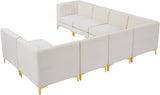 Alina Velvet Modular Sectional Sofa - Modern Deep Channel Tufting with Custom Configurations & Style