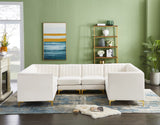 Alina Velvet Modular Sectional Sofa - Modern Deep Channel Tufting with Custom Configurations & Style