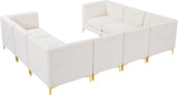 Alina Velvet Modular Sectional Sofa - Modern Deep Channel Tufting with Custom Configurations & Style