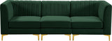 Alina Velvet Modular Sectional Sofa – Modern Deep Channel Tufting, Custom Configurations & Comfort