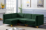 Alina Velvet Modular Sectional Sofa – Modern Deep Channel Tufting, Custom Configurations & Comfort