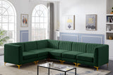 Alina Velvet Modular Sectional Sofa – Modern Deep Channel Tufting, Custom Configurations & Comfort